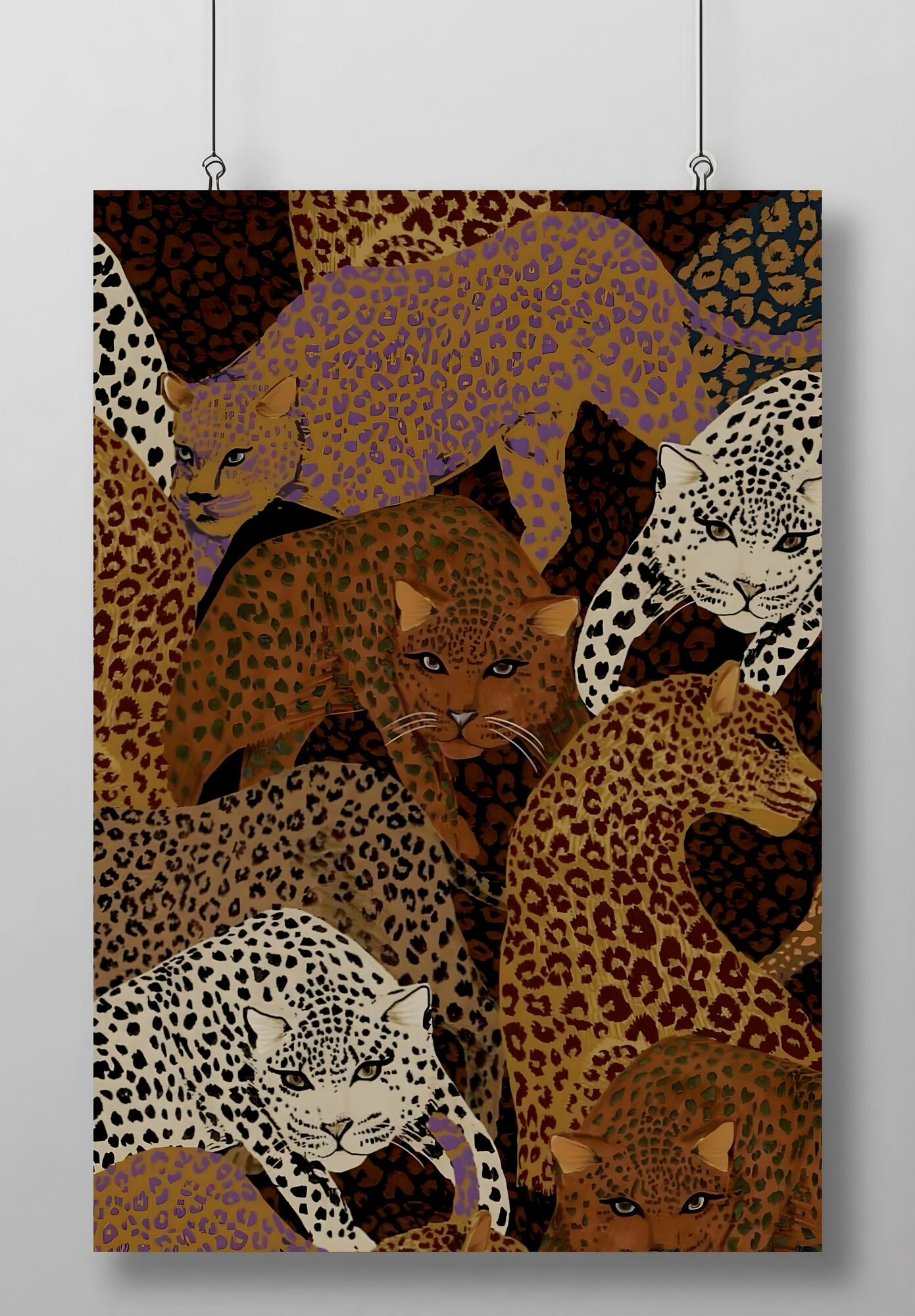 Постер/Плакат Леопард Роскошь (Leopard Luxury)