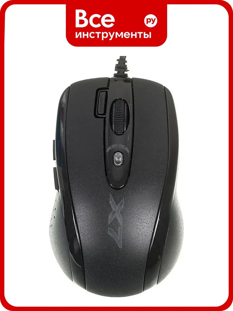 Мышь A4TECH X-710MK черный оптическая 2000dpi USB 7but (X-710MK USB) 94402