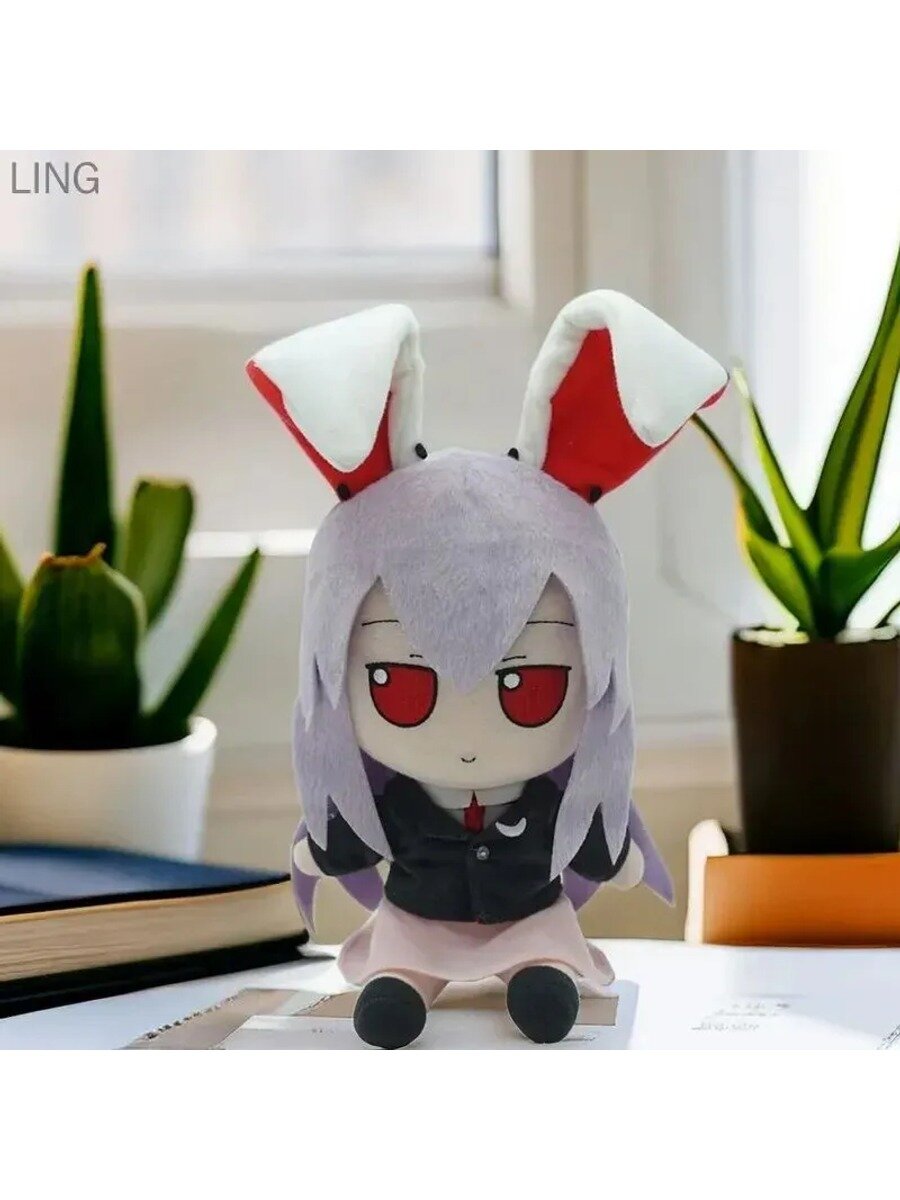 Аниме Мягкие Игрушки TouHou Project Fumo Reisen Udongein Inaba Hisouten Ver Игрушка Антистресс 20 CM