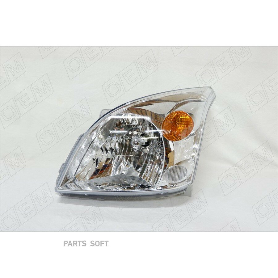 Фара левая Toyota Land Cruiser Prado 120 2003-200 от официального дистрибьютора, OEM, артикул OEM0228FL