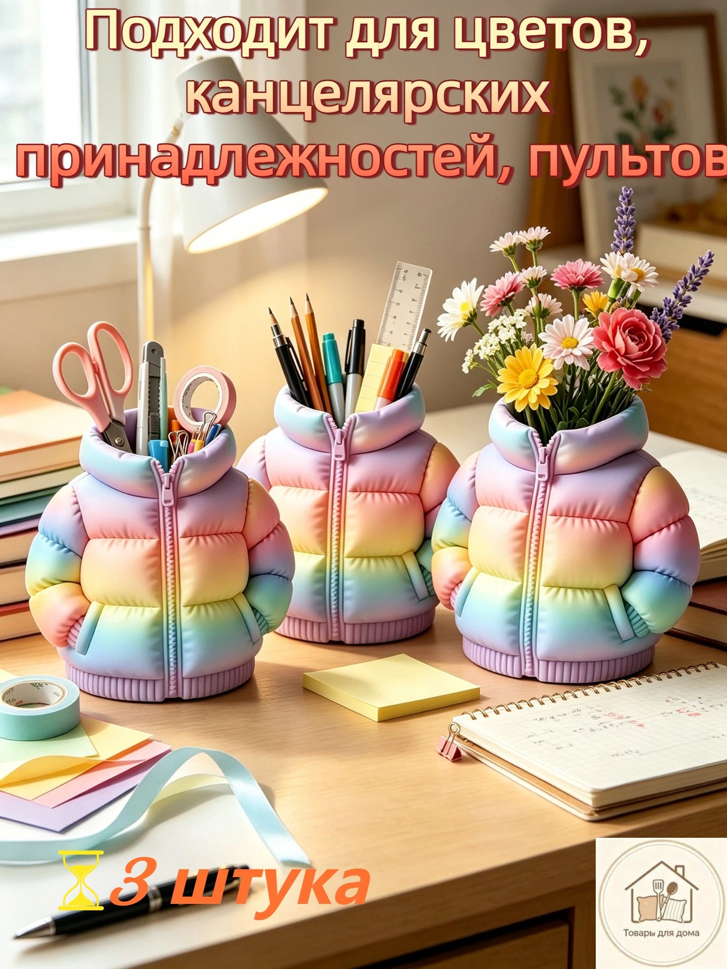 Многофункциональная органайзер-кашпо в виде куртки, подставка для ручек, цветочный горшок, хранение пультов и мелочей для дома-