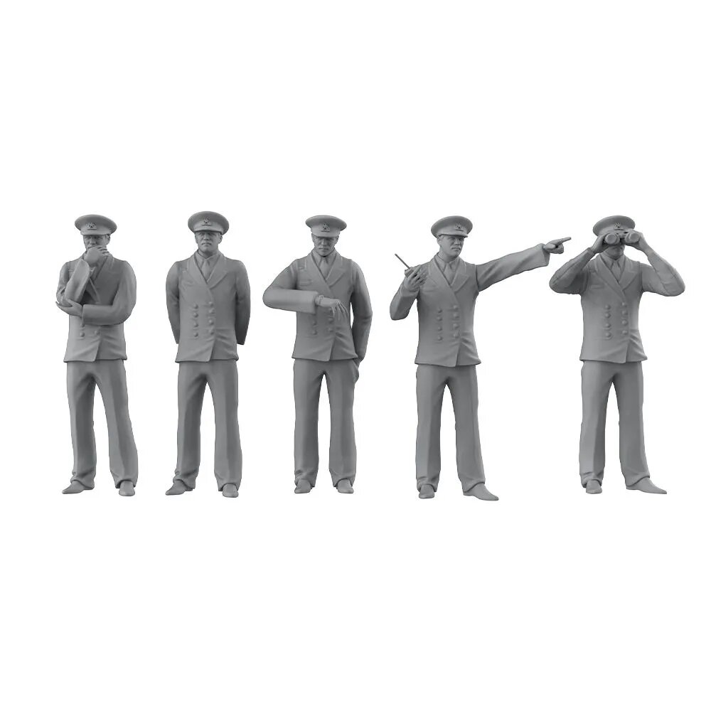Сборная модель 1/350: Деталь для апгрейда модели офицер ВМС Великобритании