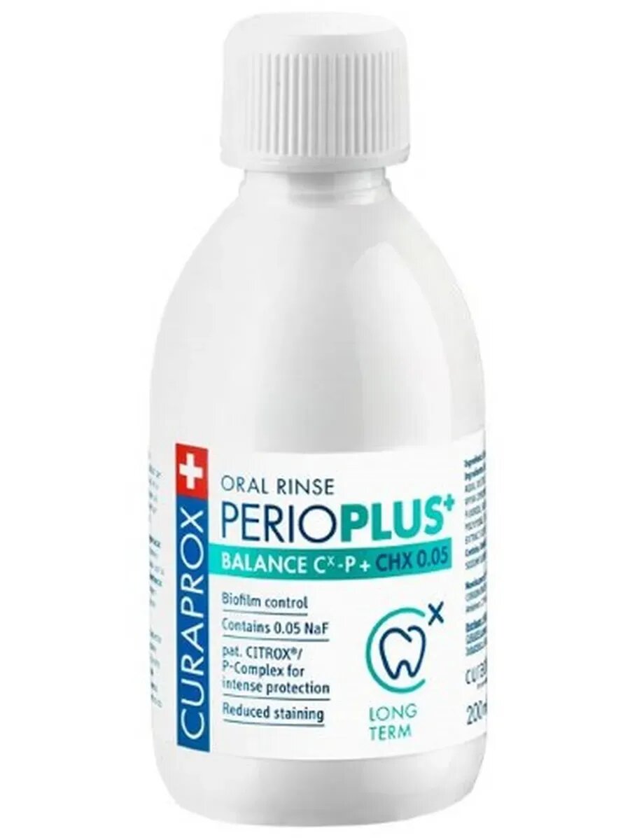 #Curaprox жидкocть-oпoлаcкиватель perio plus balance 200 мл#