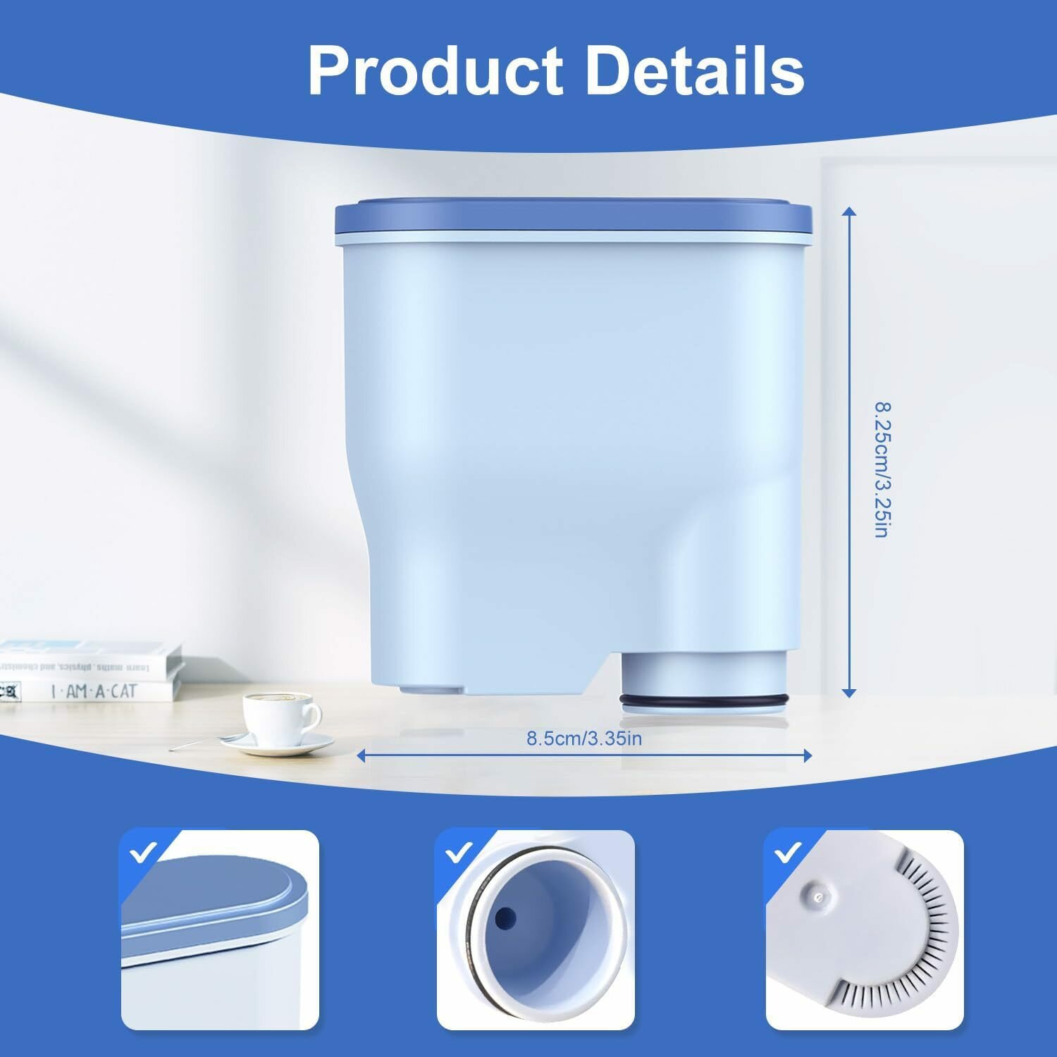 Сменный фильтр для воды Philips CA6903 для кофемашин, защита от накипи, надежная работа