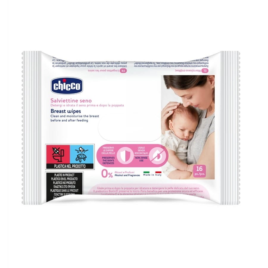 Салфетки для ухода за грудью Chicco, 16 шт