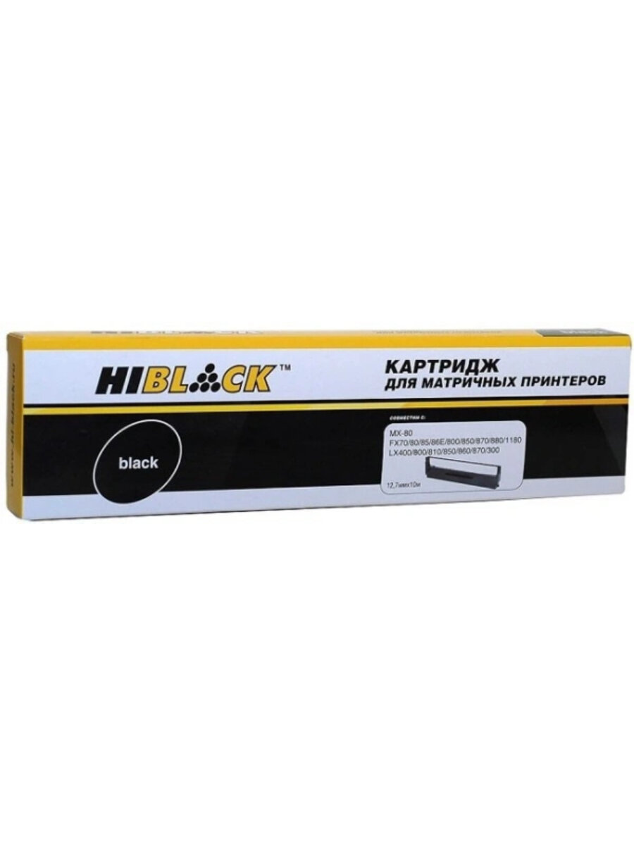 Картридж Hi-Black 1610101 для Epson LX-350, матричный ленточный, черный