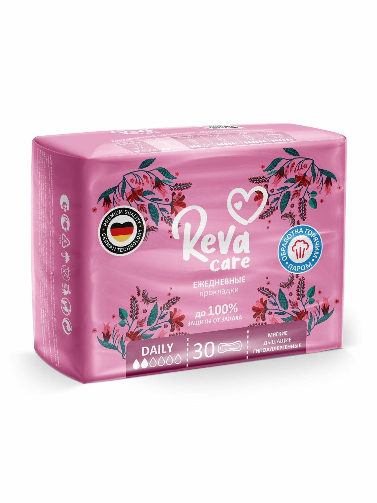 Reva Care Daily прокладки без запаха ежедневные N30