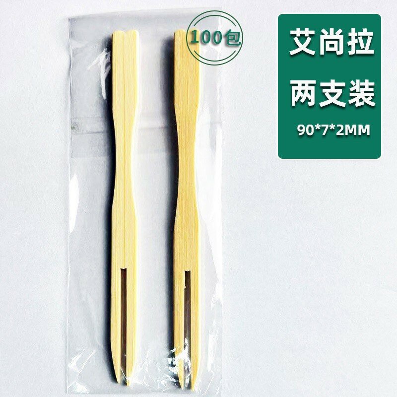 100 шт 9 см Карамельные шпажки для фруктов в виде сердца Одноразовые бамбуковые шпажки для десертов в OPP пакете
