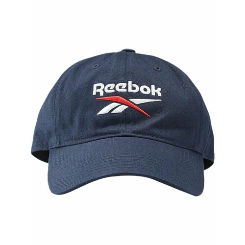 фото Бейсболка reebok logo cap для мужчин, размер onesize, синий