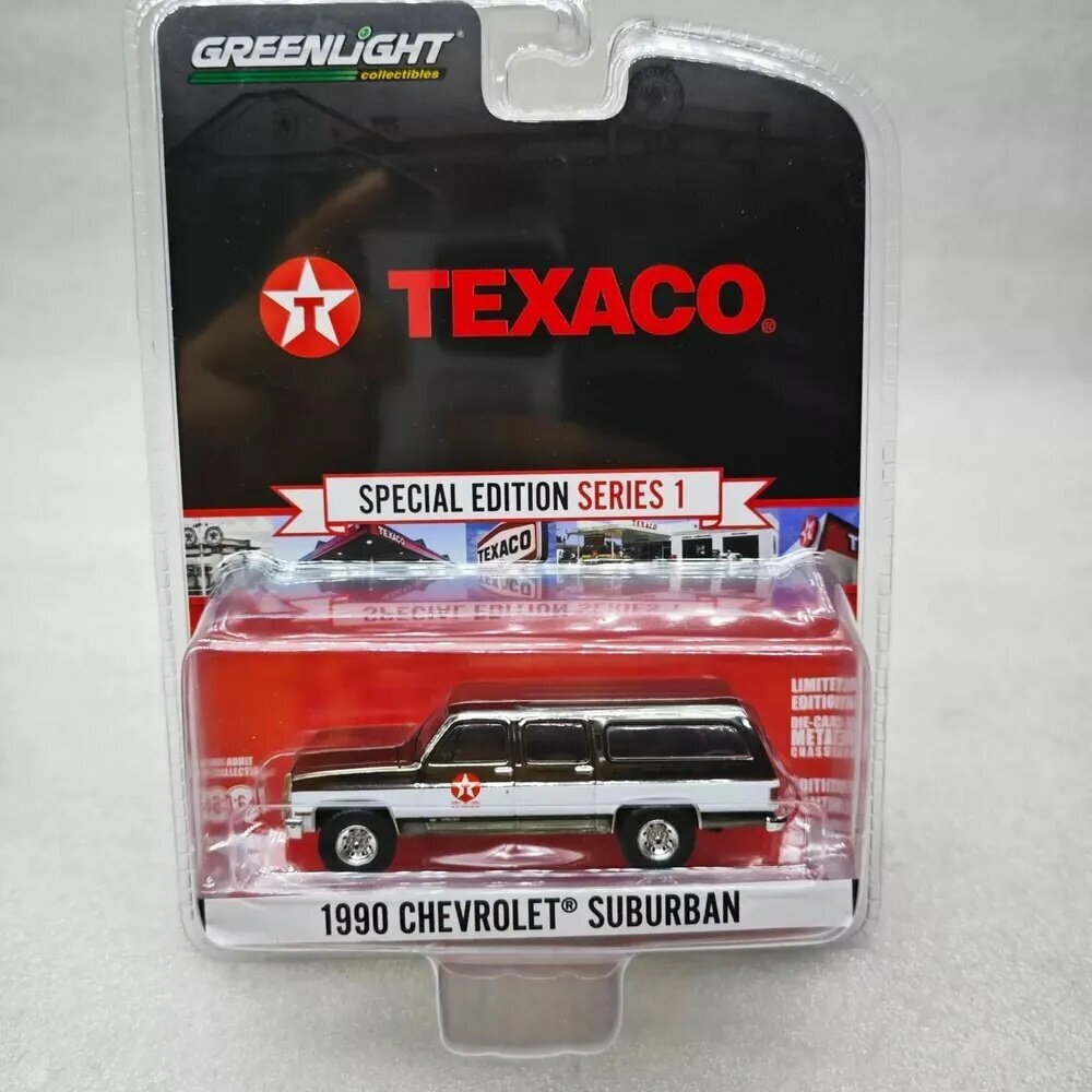 Машинка Green light 1/64 Alloy car model 1990 Chevrolet Suburban