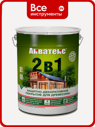 Изображение товара Защитно-декоративное покрытие для дерева Акватекс полуматовое, палисандр