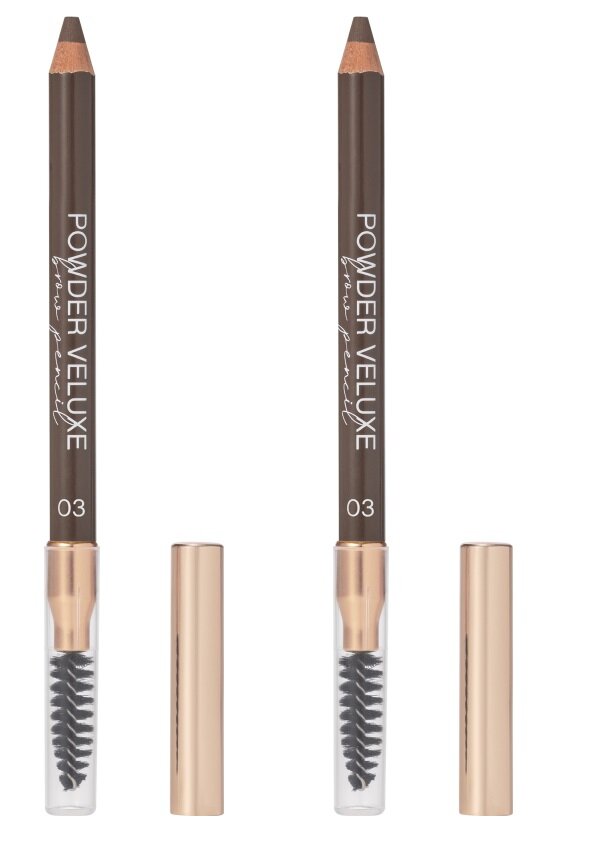 Карандаш для бровей пудровый Vivienne Sabo Crayon a sourcils en poudre «Powder Veluxe» 03 2шт