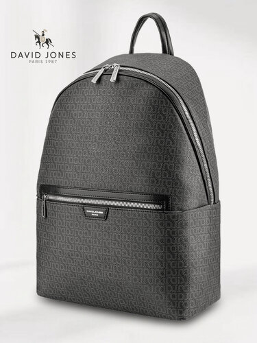 Изображение товара Рюкзак мужской кожаный городской школьный с принтом David Jones