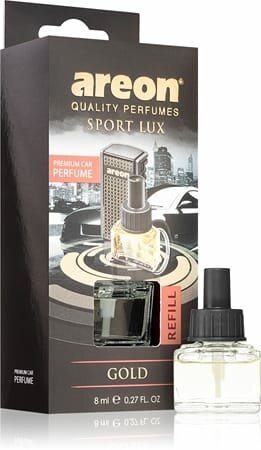 Ароматизатор автомобильный Areon Car Black Edition Gold, черный, 8 мл