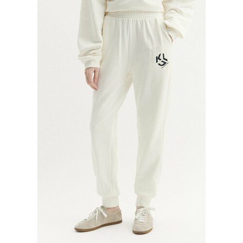 фото Брюки karl lagerfeld jeans, размер xl, бежевый