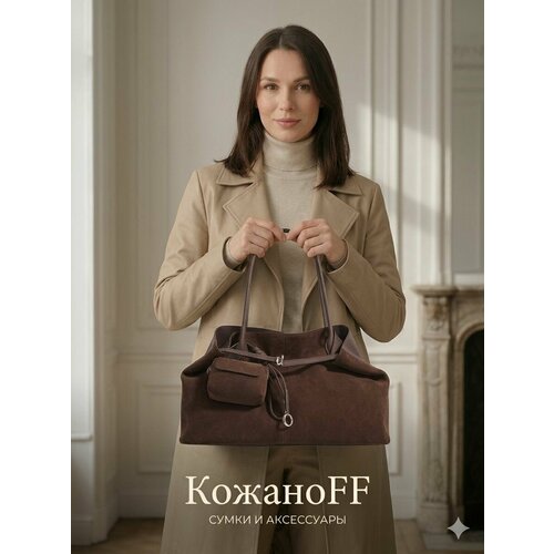 фото Сумка кожаноff, фактура бархатистая