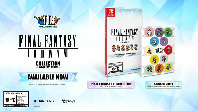 Видеоигра Final Fantasy I-VI (1-6) Pixel Remaster Collection