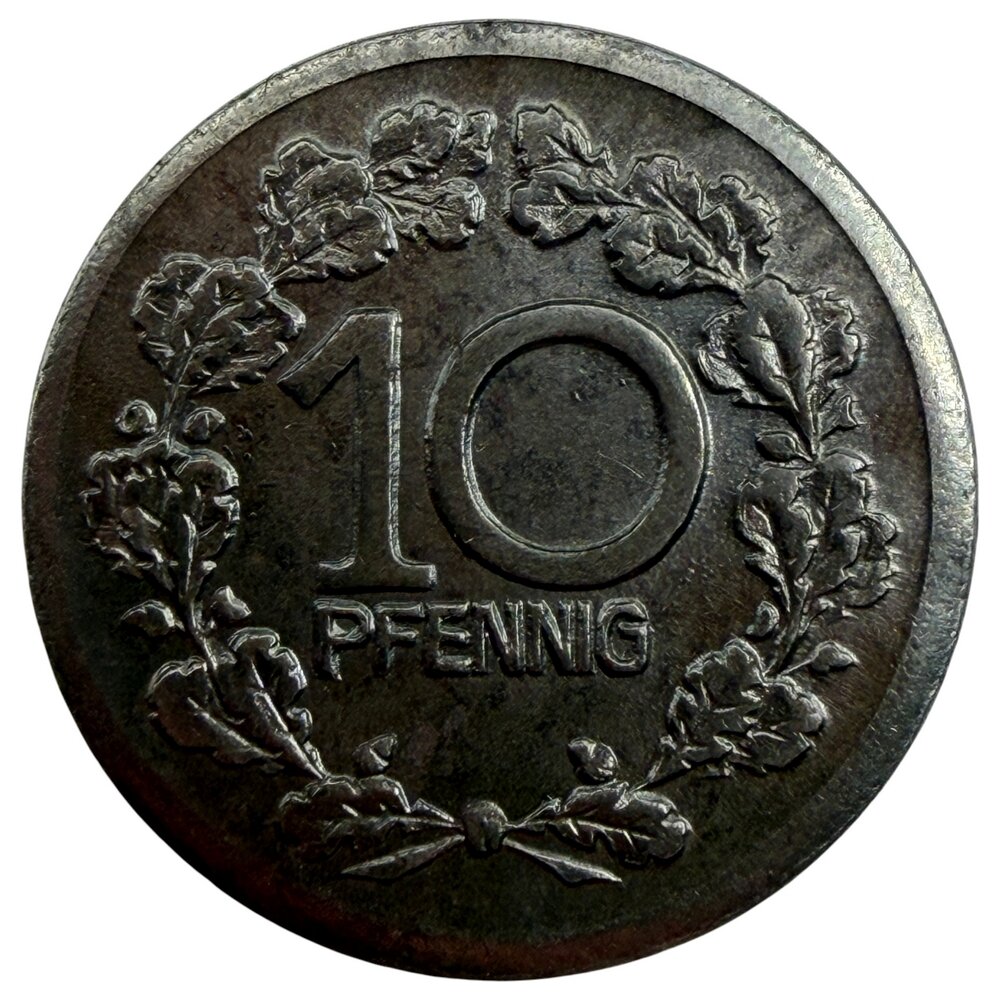Германия, Германская империя, Фовинкель 10 пфеннигов 1918 г. (Fe)