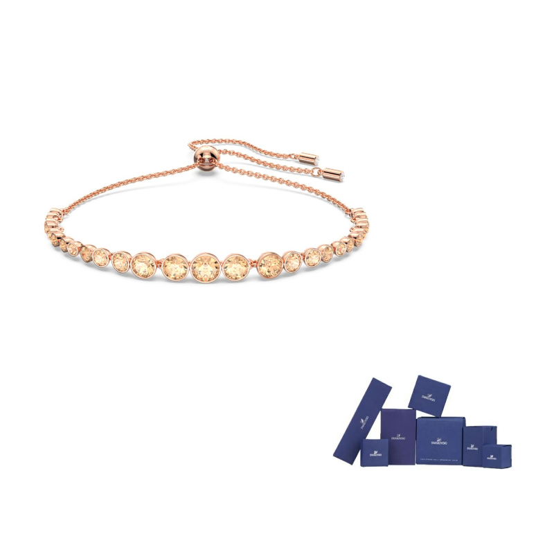 Браслет-манжета, кристаллы Swarovski