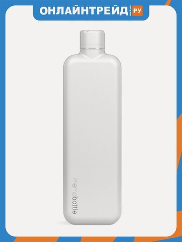 Изображение товара Бутылка для воды Memobottle Slim, из нержавеющей стали, белый