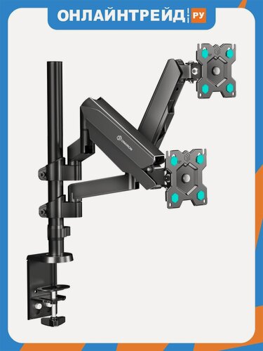Изображение товара Кронштейн для 2 мониторов Onkron G140, 13"-32", черный