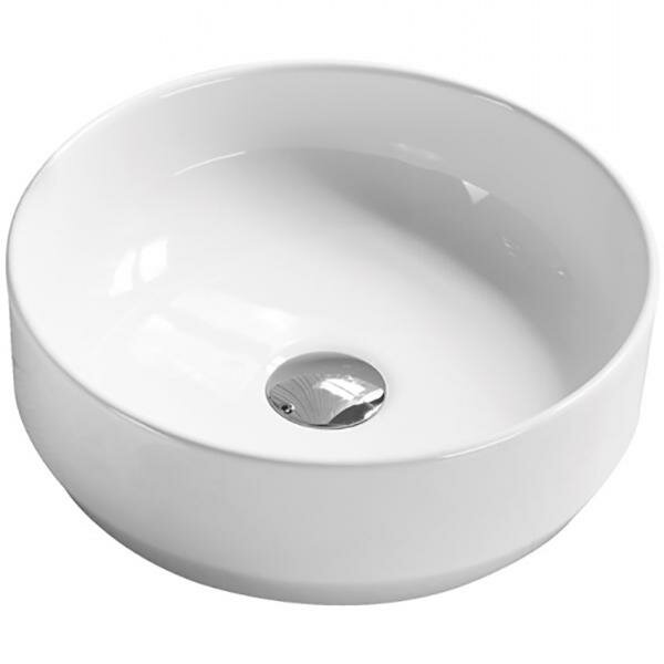 Раковина накладная Ceramicanova Element 35 CN6005 Белая, санфаянс