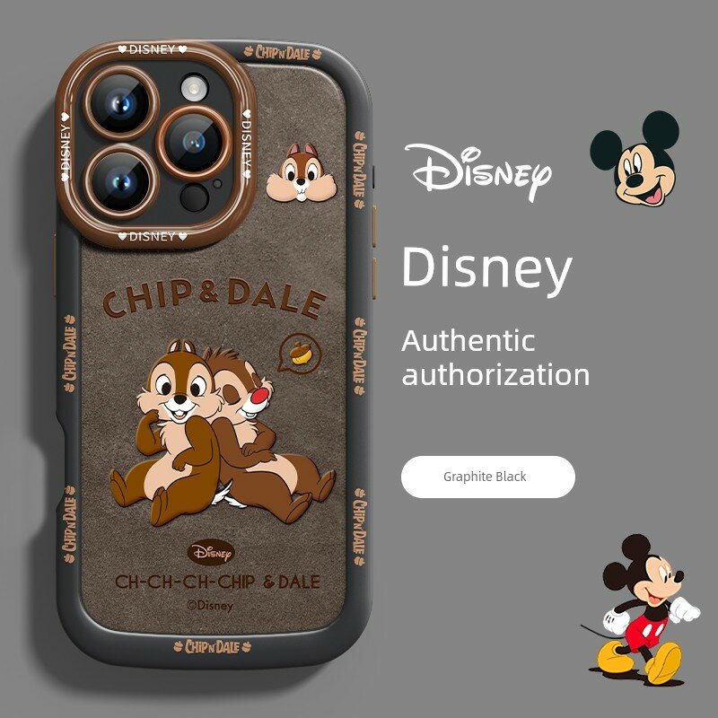 Disney iPhone 11 Pro Силиконовый Чехол Графитовый Черный - Оригинальный Анти-Падающий Защитный Чехол