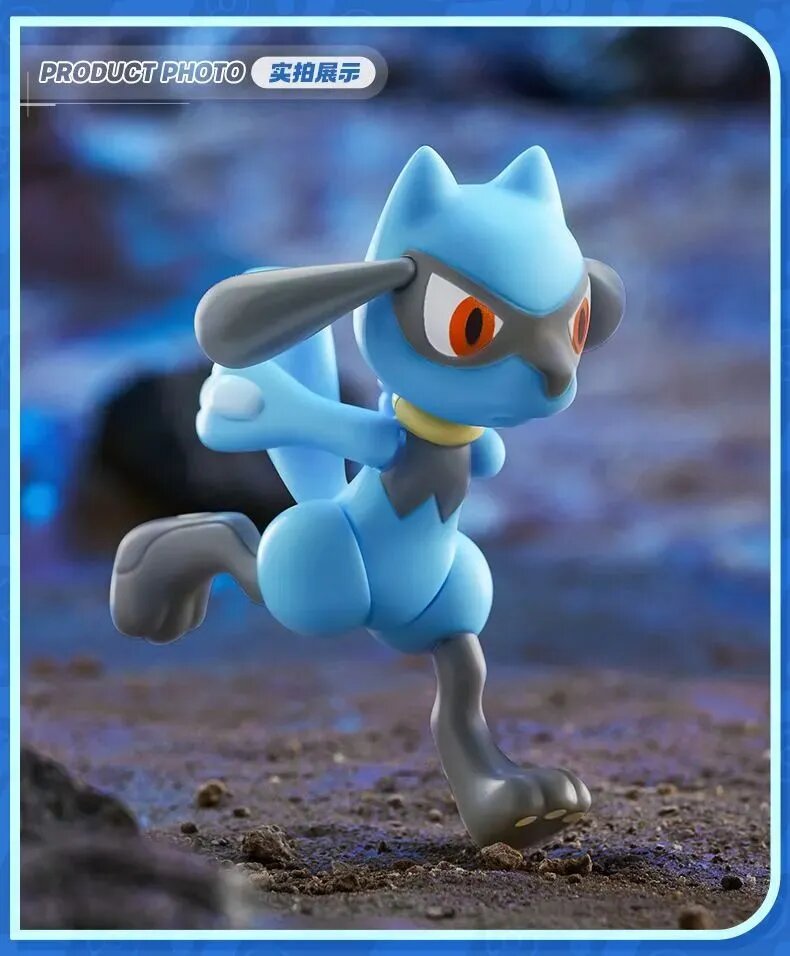 Эксклюзивный набор для сборки подвижных фигурок Pokemon, Riolu и Lucario от Bandai