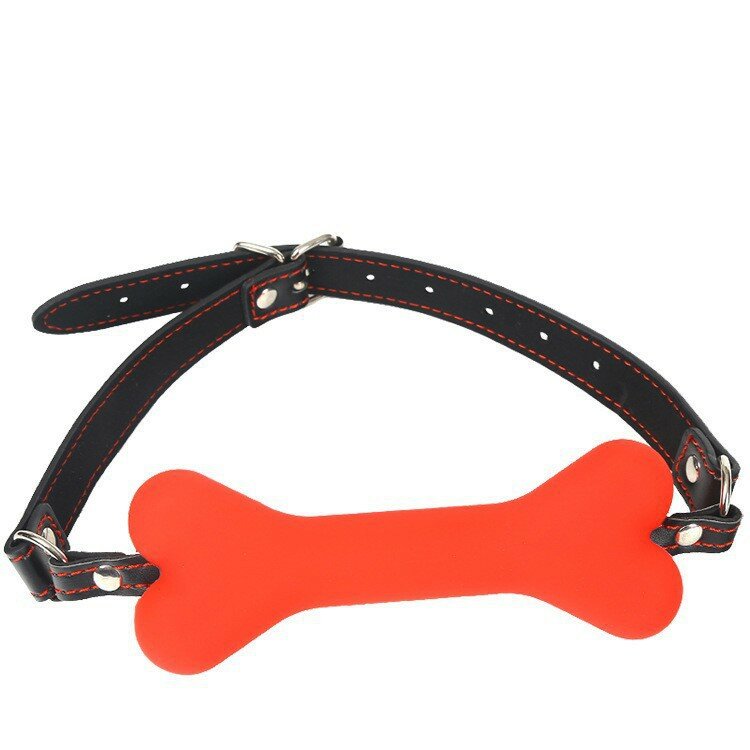 SM Силиконовый ротовой шарик, BDSM Bite Block, Adult Toys для собачьих игр и связывания - Красный
