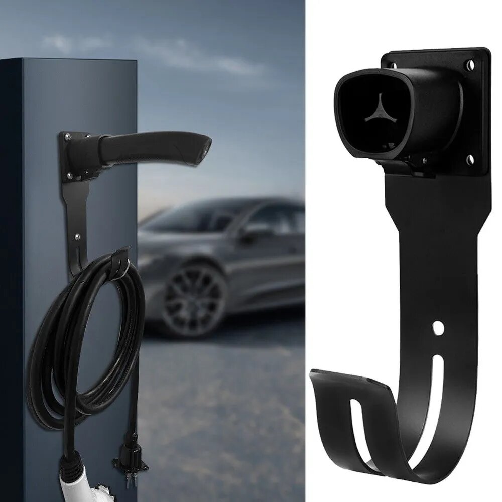 Вешалка для Зарядного Шнура EV для Настенной Док-станции с Держателем Зарядного Устройства Tesla