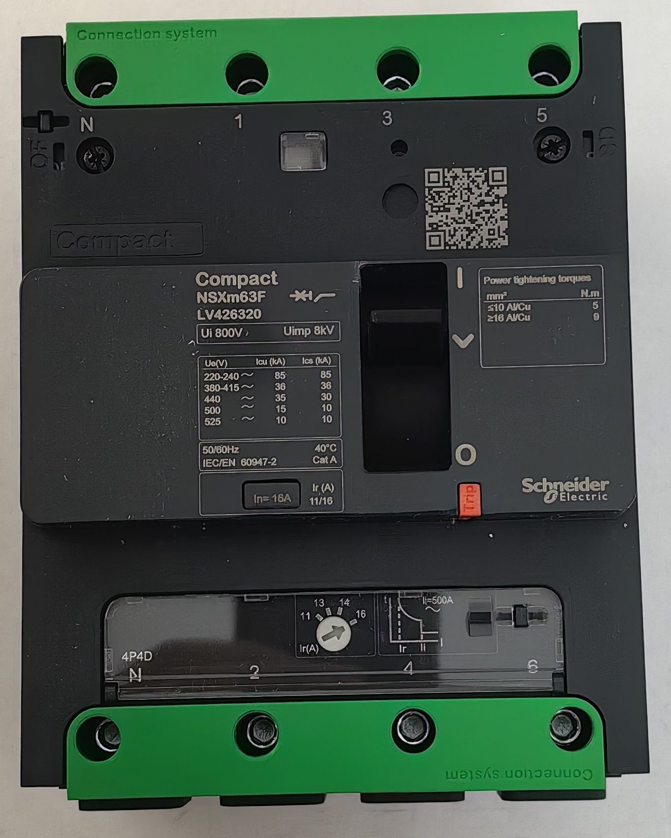 Автоматический выключатель Schneider Electric Elink 4П 16А NSXm 36kA TM16D арт. LV426320