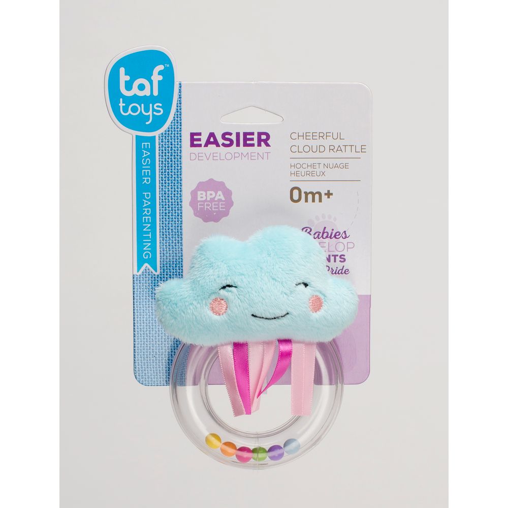 Развивающие игрушки для малышей Taf Toys 12075 Таф Тойс Погремушка "Облачко"