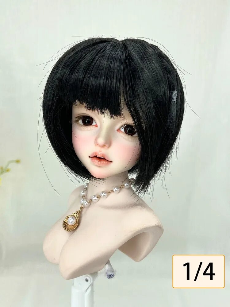 Кукольный парик, подходит для куклы BJD 1/4, размер головы 18-19.5 см