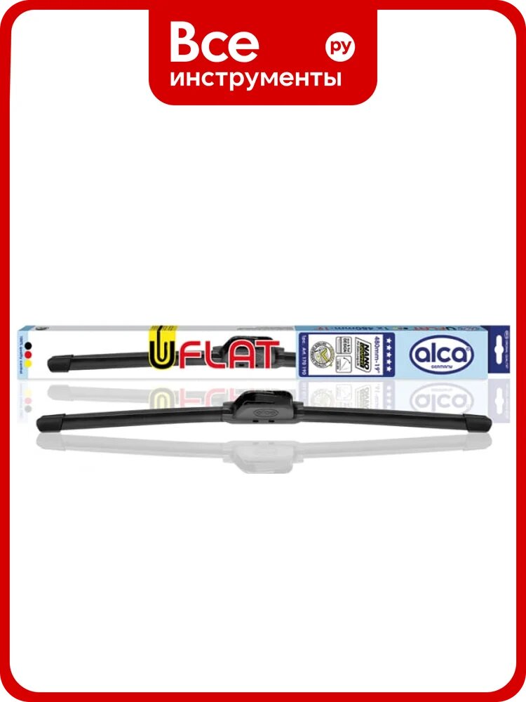 Щетка стеклоочистителя 19'/480 мм бескаркасная U-FLAT Alca 170 190