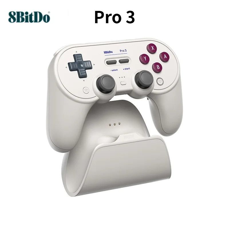8BitDo Pro 3 Беспроводной игровой контроллер для переключения 1/2 окон, с джойстиком TMR, переключаемым триггером / кнопкой