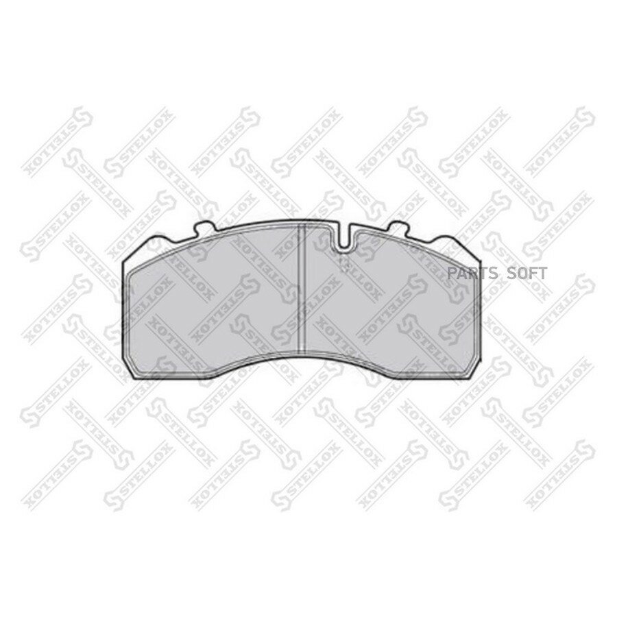 STELLOX 8511418SX 85-11418-SX колодки дисковые! Увел. ресурс. с полн. р/к 29094 подходят 29165\ BPW, MAN, MB ATEGO