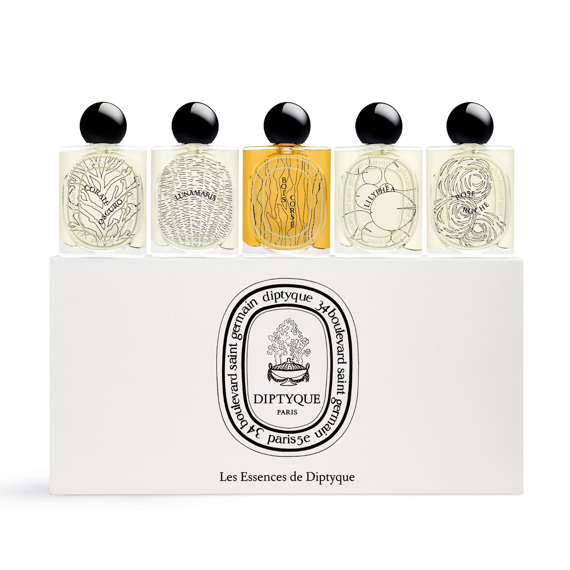 Diptyque Набор туалетной воды LES ESSENCES DISCOVERY SET 5х10 мл