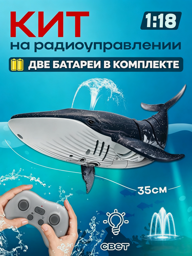 Изображение товара Игрушка BestLike "Кит", для ванной, пластик, световые эффекты