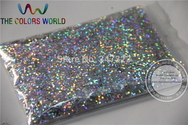 Блестящий порошок для ногтей Bincon, серебряный, 50g