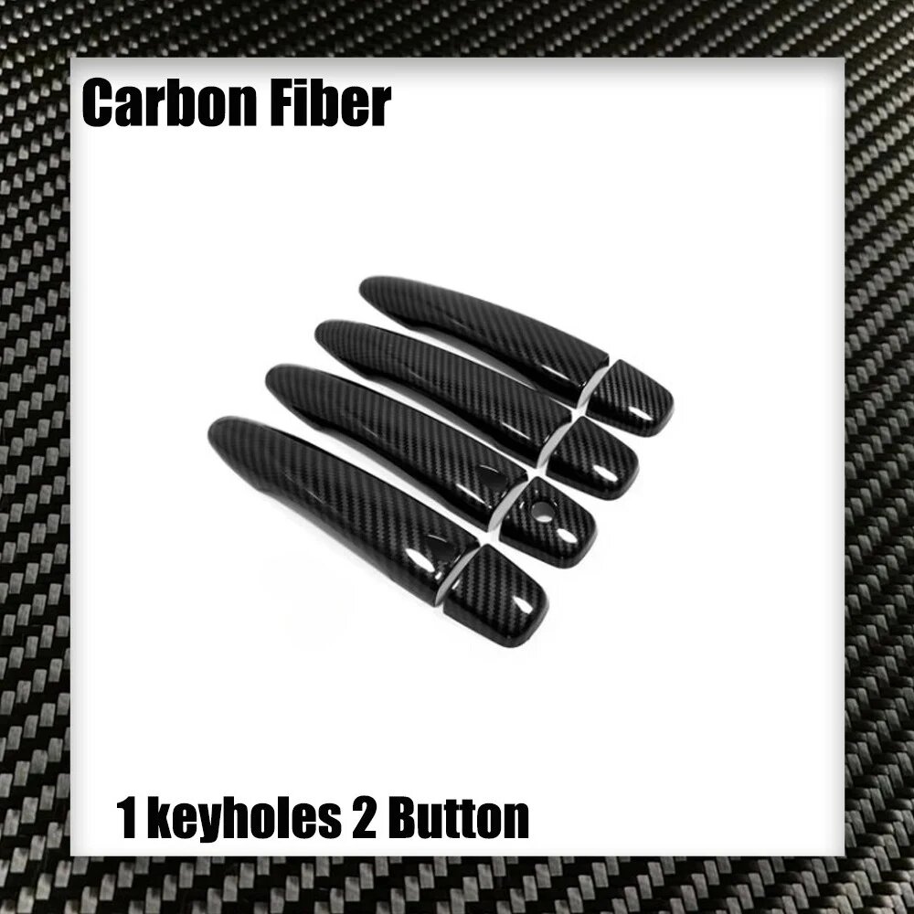Ручка двери Carbon Fiber 1 Keyhole 2 Button