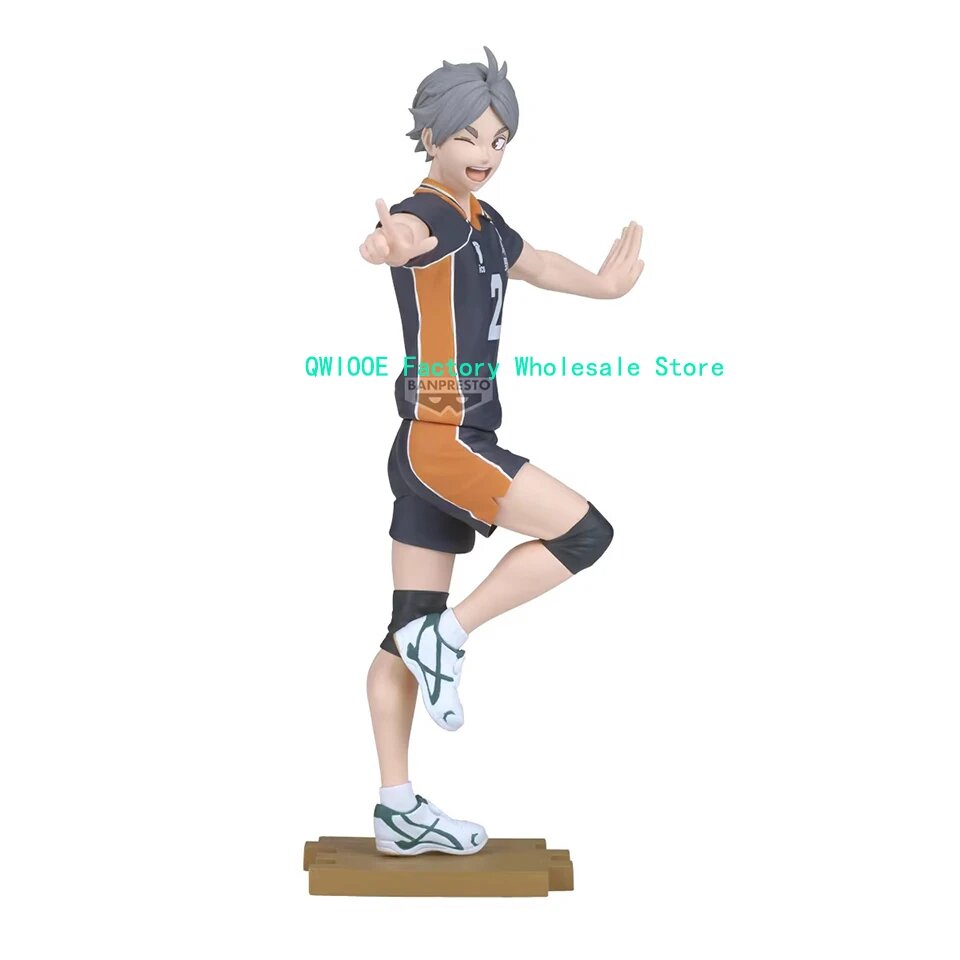 Фигурки BANPRESTO Haikyuu 14 см: Шойо Хината, Нишиноя Ю, Коши Сугавара Koushi Sugawara