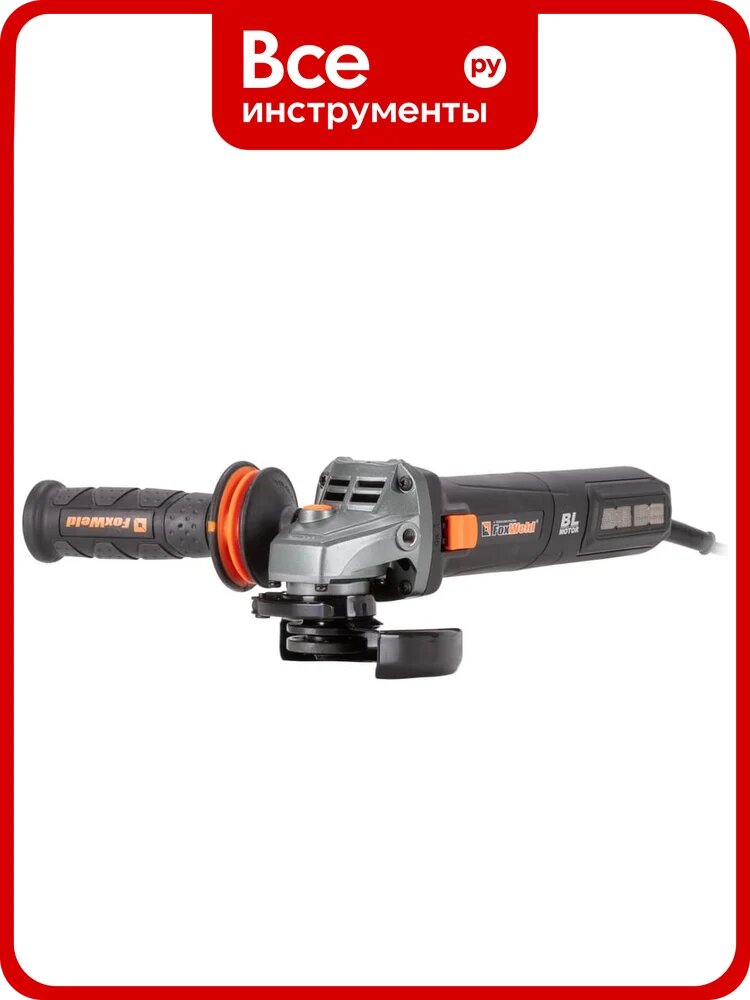 Угловая шлифовальная машина Foxweld бесщеточная Industrial AG 125/1450 ХE 8098