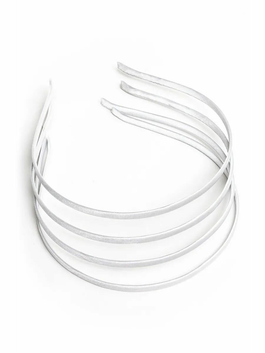 Ободок атласный 0,5 см металл (5 шт)