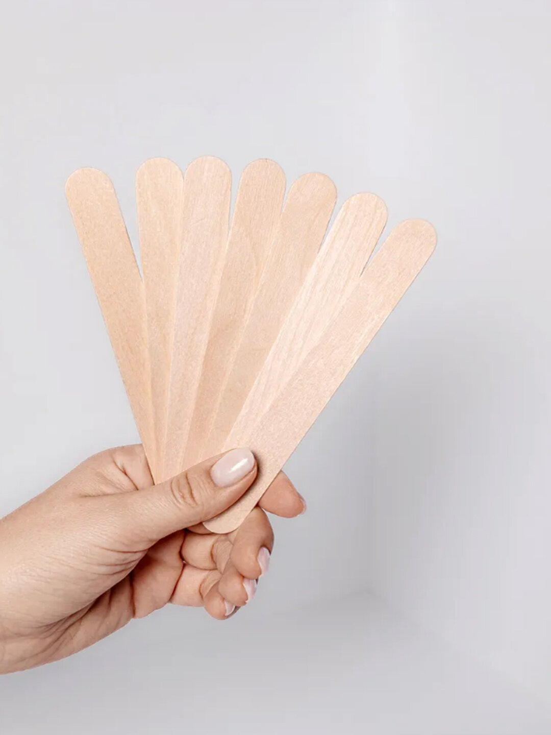 Шпатель Tongue depressor, деревянный, для депиляции, гипоаллергенный, 14 см — фото 1