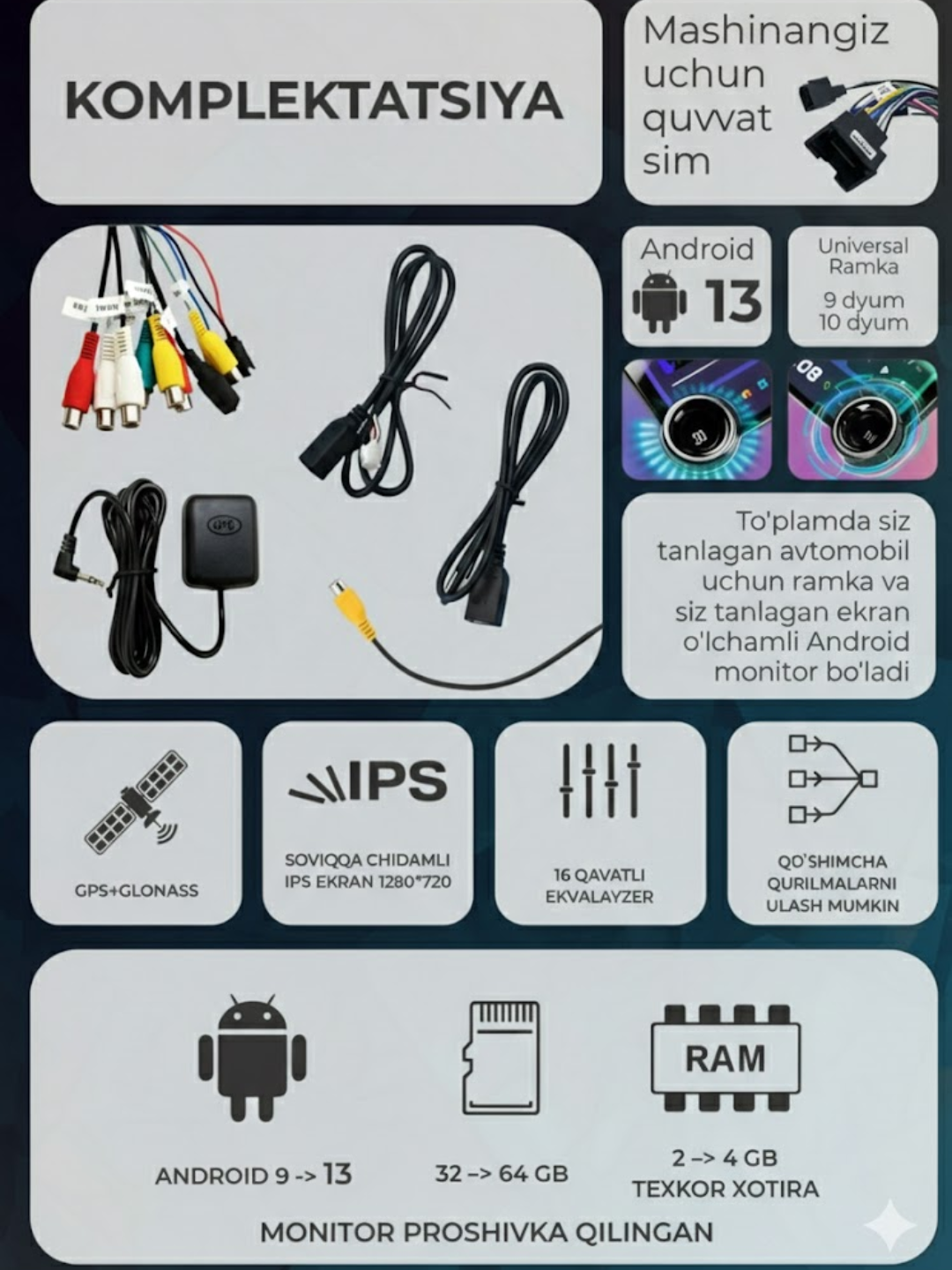 Android-монитор DIAMOND — Премиальная мультимедиа для вашего авто! — фото 1