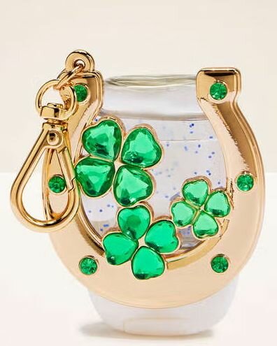 Bath & Body Works / Чехол для санитайзера/антисептика Lucky Horseshoe & Clovers
