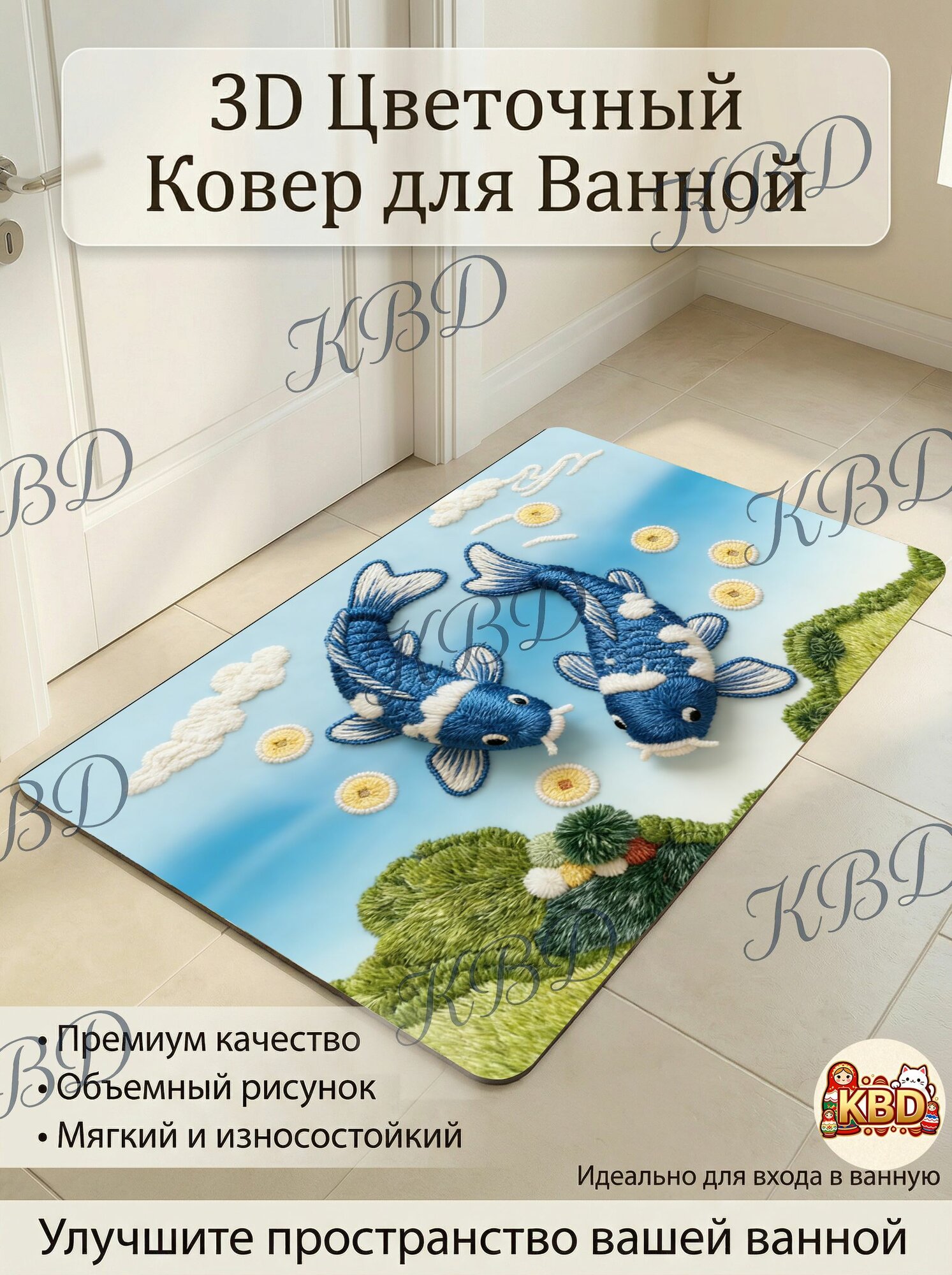 ROMIKY Коврик 50x80 см
