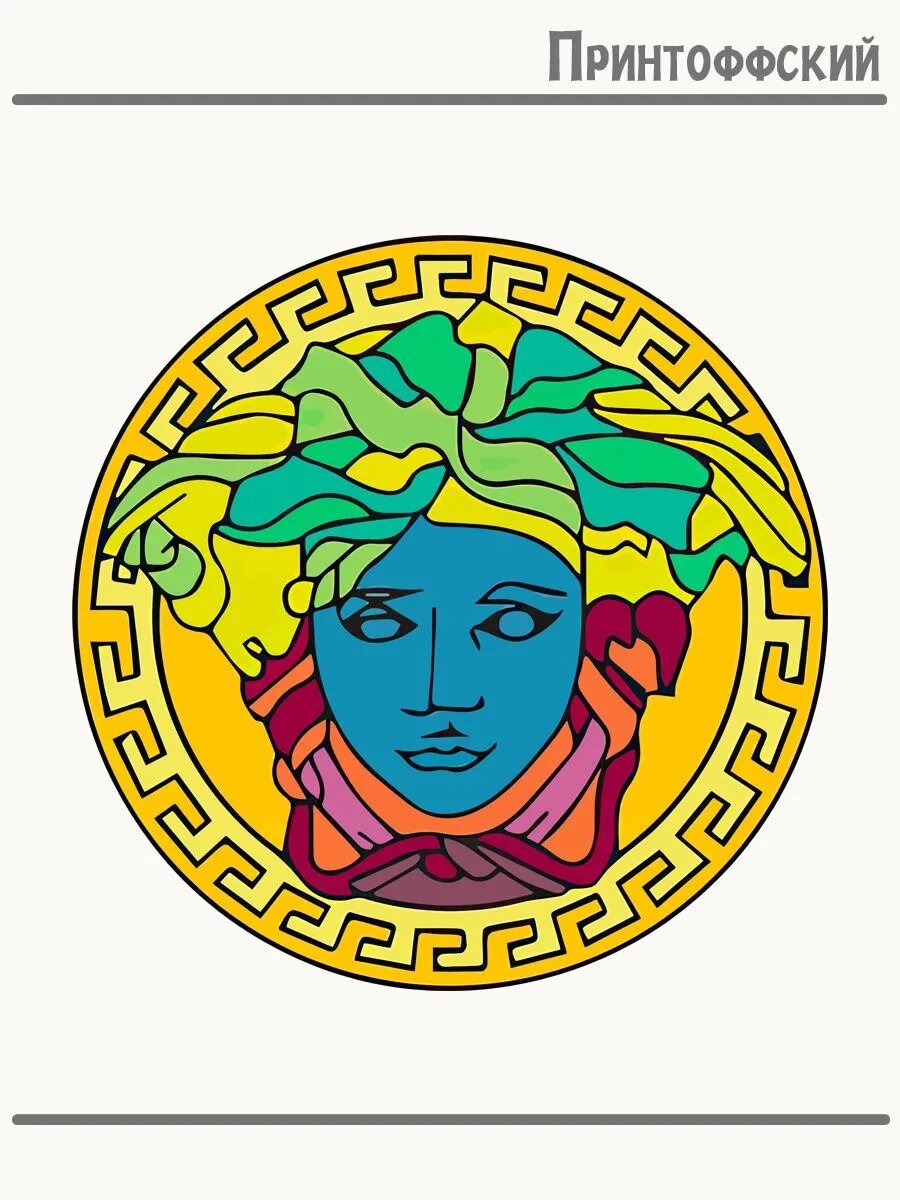 Термонаклейка для одежды и аксессуаров DTF-печать Versace