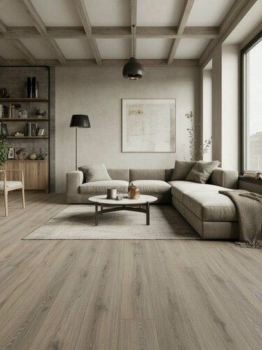 Изображение товара Кварцвинил Виниловая ПВХ плитка влагостойкая SPC Sanamero Аврора 3,5-06, 1200 х 180 мм, 2,16 м2, 10 шт/уп