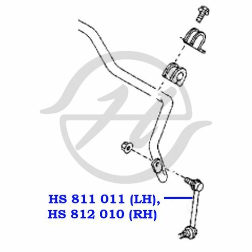 Тяга стабилизатора Hanse HS811011